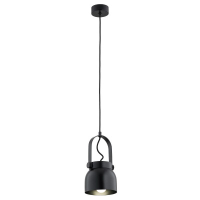 Loftowa czarna mała lampa wisząca LOGAN 8291 Argon