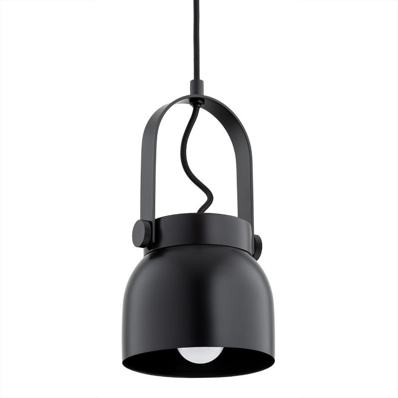 Loftowa czarna mała lampa wisząca LOGAN 8291 Argon