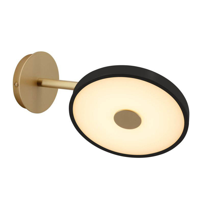 Asteria Wall Short wall lamp black, brass Umage