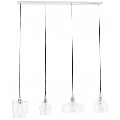 Longis Listwa 4 Pendant Light Rail Chrome
