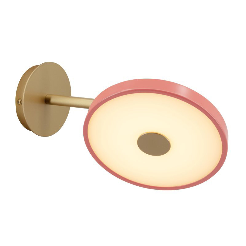 Asteria Wall Short wall lamp rose, brass Umage