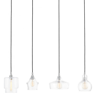 Longis Listwa 4 Pendant Light Rail Chrome
