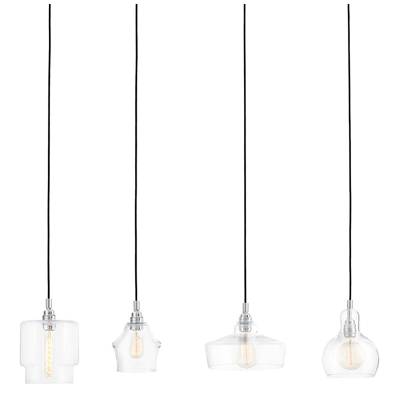 Longis Listwa 4 Pendant Light Rail Chrome