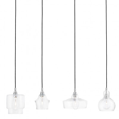 Longis Listwa 4 Pendant Light Rail Chrome