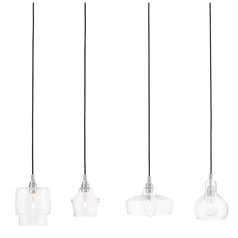 Longis Listwa 4 Pendant Light Rail Chrome