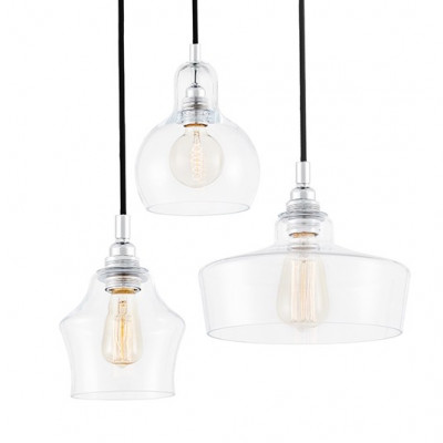 Longis plafond 3 Pendant Lamp Chrome