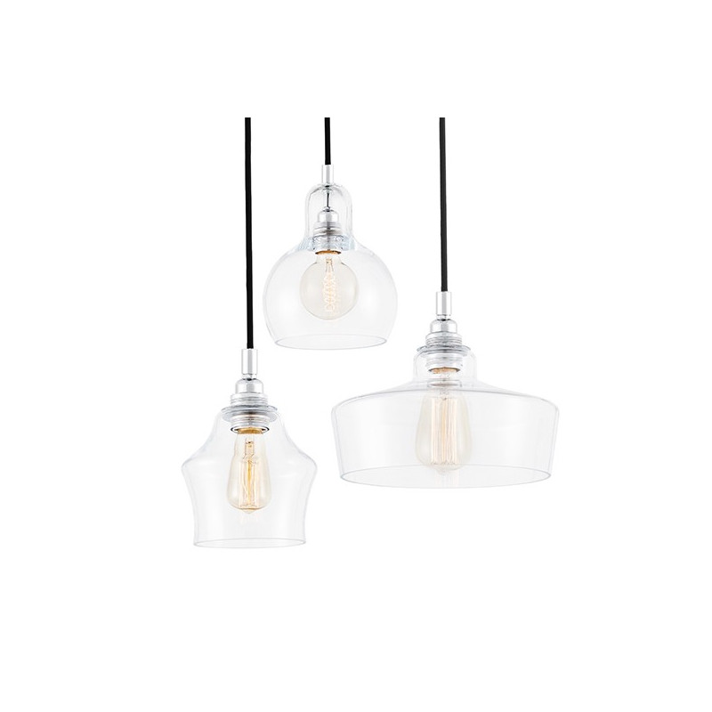 Longis plafond 3 Pendant Lamp Chrome