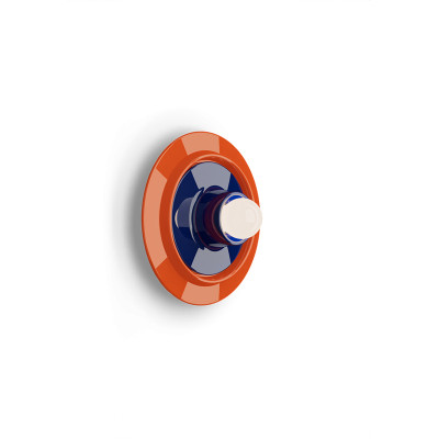 VOILA Arancio Volpe + Blu Robot ceramic wall lamp Ferroluce