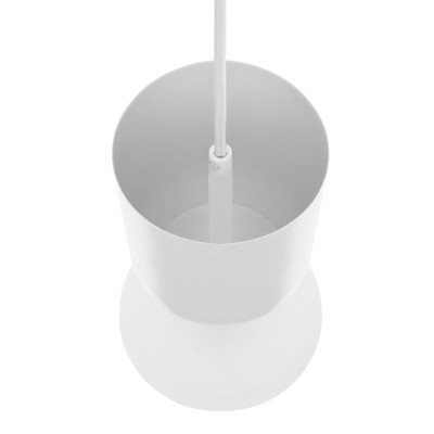 Ceiling lamp LUOTI white pendant lamp with a glass shade IP44 UMMO 24h