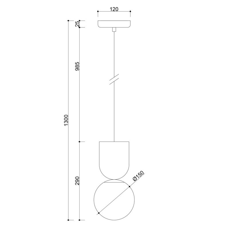 Ceiling lamp LUOTI white pendant lamp with a glass shade IP44 UMMO 24h