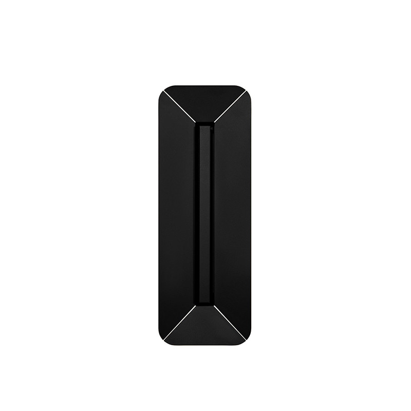 Black YOTTSU W A wall lamp with built-in 4000K LED panel UMMO