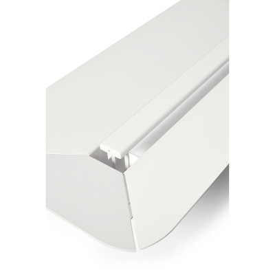 White wall lamp YOTTSU W A with built-in 4000K LED panel UMMO