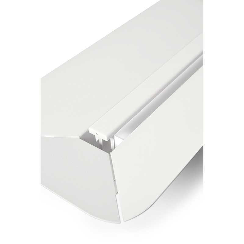 White wall lamp YOTTSU W A with built-in 3000K LED panel UMMO