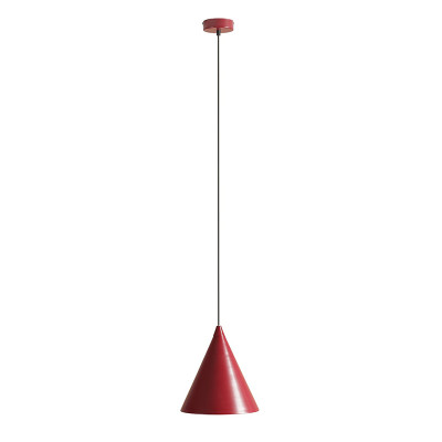 Lampa wisząca FORM Red Wine z czerwonym kloszem Aldex