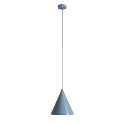 Lampa wisząca FORM Dusty Blue z niebieskim kloszem Aldex