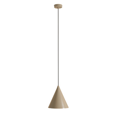 Lampa wisząca FORM Beige z beżowym kloszem Aldex