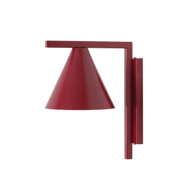 Kinkiet FORM Red Wine z czerwonym kloszem Aldex