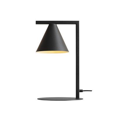 Lampa stołowa FORM Black z czarnym kloszem Aldex
