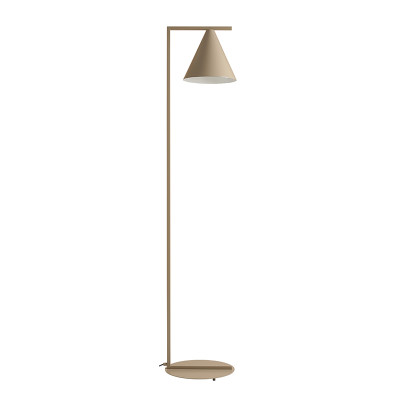 FORM Beige floor lamp with a beige lampshade Artera