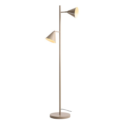 FORM 2 Beige floor lamp with a beige lampshades Artera