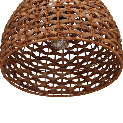 Natural pendant lamp Natural with braided shade Dijk