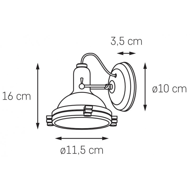 Nautilius  Wall Lamp / Ceiling Lamp white