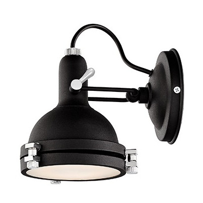 Nautilius Wall Lamp / Ceiling Lamp Black
