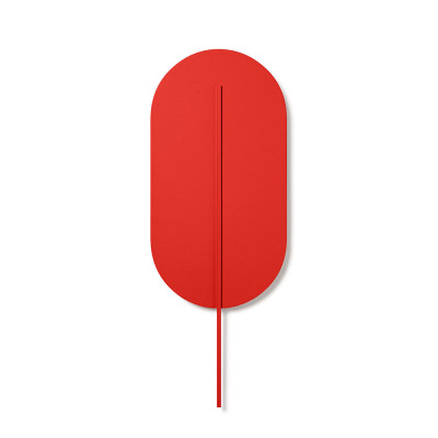 Wall lamp ROKKE red and orange with decorative element UMMO