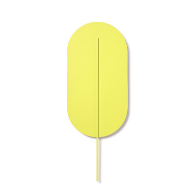 Wall lamp ROKKE yellow with decorative element UMMO