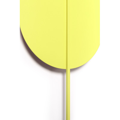 Wall lamp ROKKE yellow with decorative element UMMO