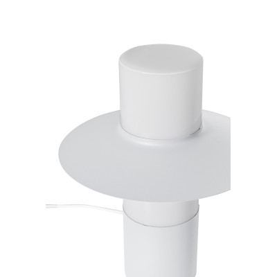 White CAPONIO ST table lamp with an opal lampshade UMMO