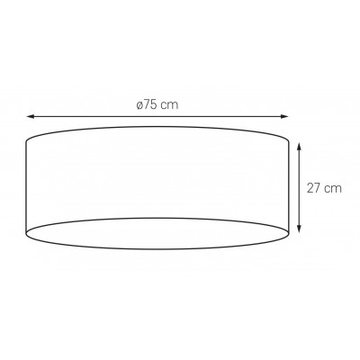 Space L Plafond / Wall Lamp Black