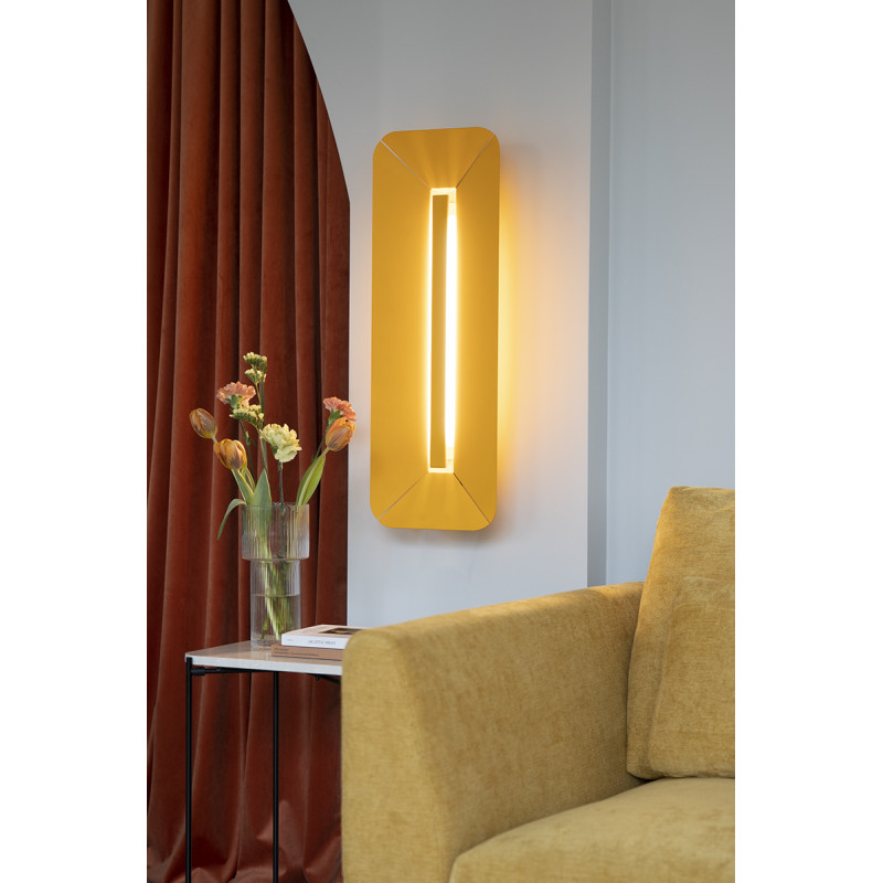 Melon wall lamp YOTTSU W A with built-in 3000K LED panel UMMO