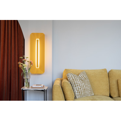 Melonowa lampa ścienna YOTTSU W A z wbudowanym panelem LED 3000K UMMO