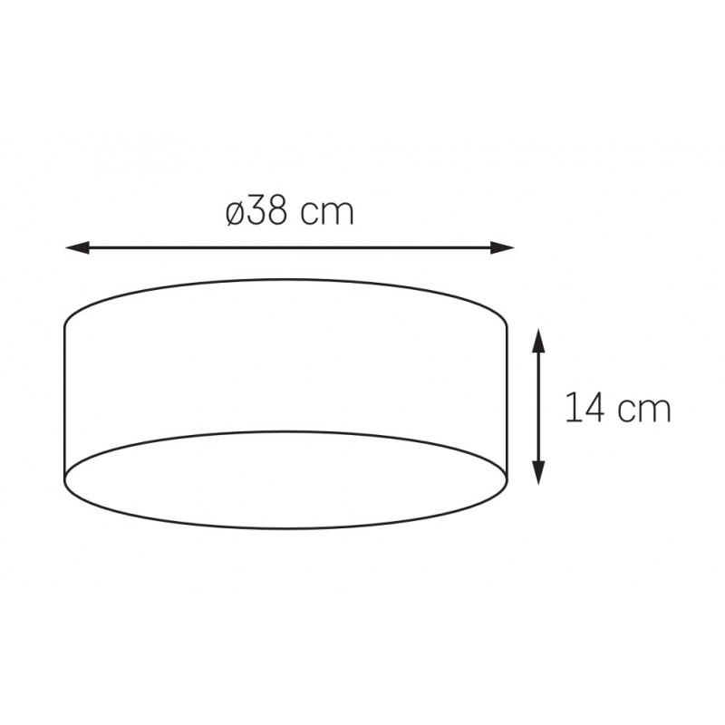 Space S Plafond / Wall Lamp Black