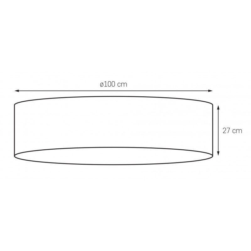 Space XL Plafond / Wall Lamp White