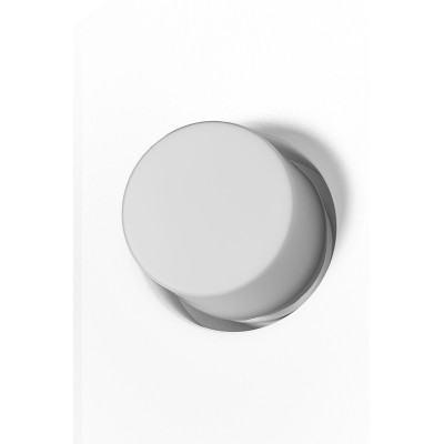 White CAPONIO W A wall lamp with a milky lampshade UMMO