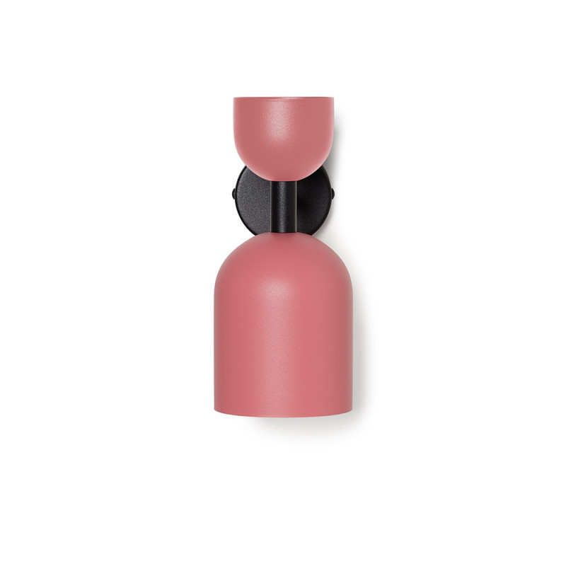 Adjustable wall lamp SUPURU W pink wall lamp with black tube UMMO
