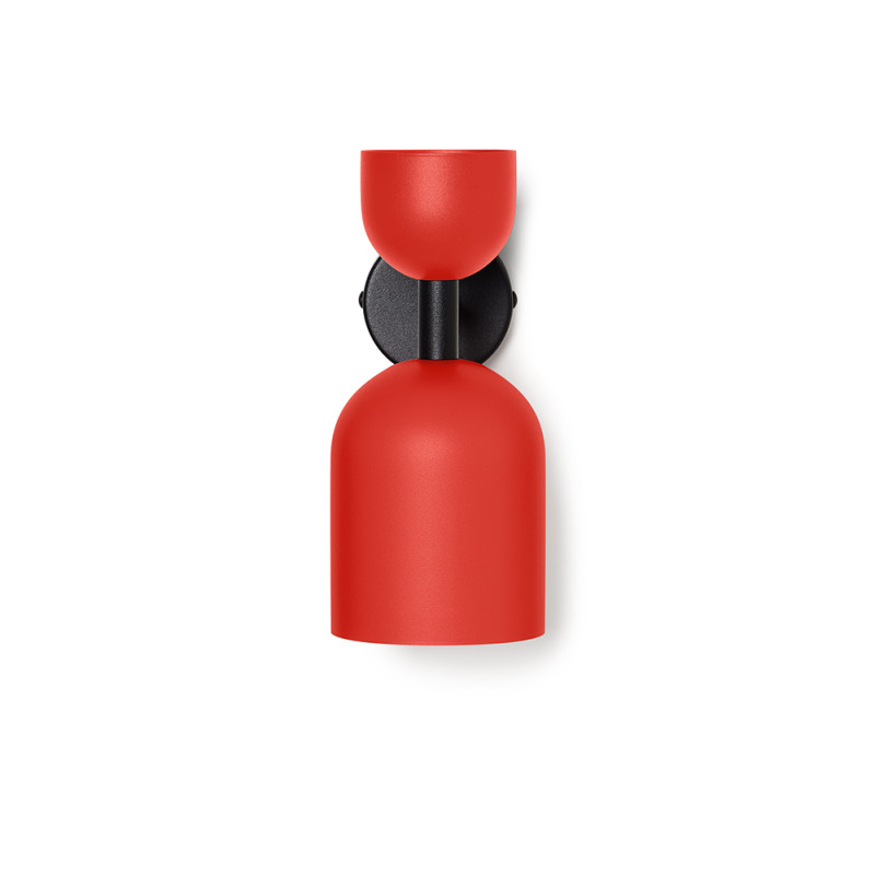 Adjustable wall lamp SUPURU W red-orange wall lamp with black tube UMMO