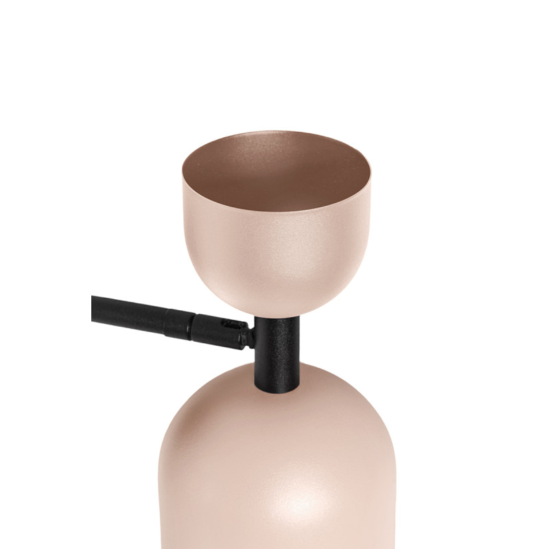 Adjustable wall lamp SUPURU W beige wall lamp with black tube UMMO
