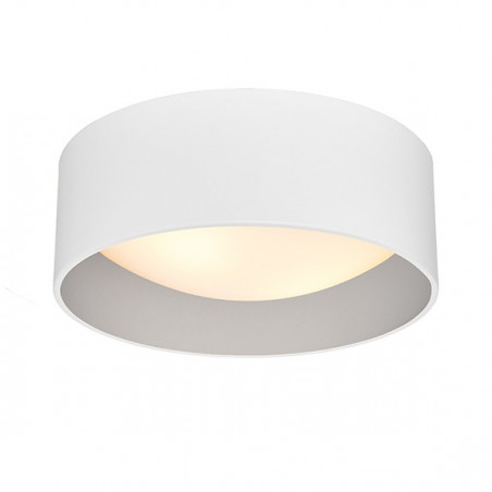 Ceiling lamp plafond VERO S lampshade white outside silver inside and white lampshade KASPA