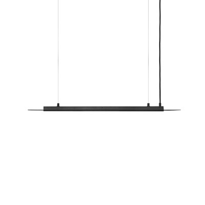 SENKEI A black pendant lamp with integrated LED panel 3000K UMMO