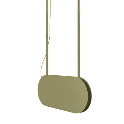 Olive pendant lamp MALUMI A with integrated LED panel 3000K UMMO