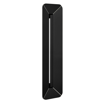 Black YOTTSU W B wall lamp with built-in 4000K LED panel UMMO