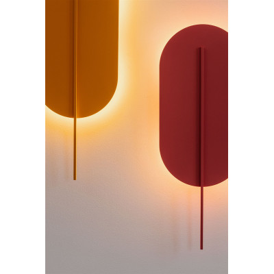 Lampa ścienna ROKKE różowa z ozdobnym elementem UMMO 24h