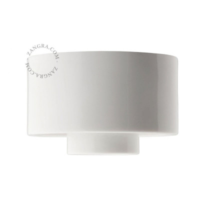 Ceiling lamp 005.c.w base for shade size S white Zangra
