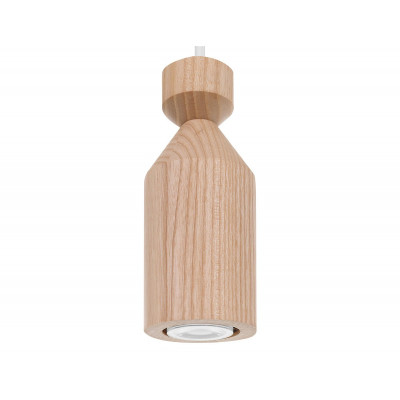 Wooden ceiling lamp Loft Angula GU10 pendant lamp KOLOROWE KABLE
