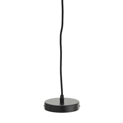 Rattan boho pendant lamp with round rattan shade Madam Stoltz