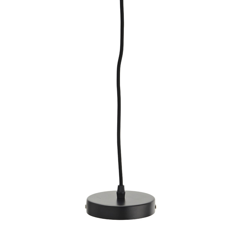 Rattan boho pendant lamp with round rattan shade Madam Stoltz