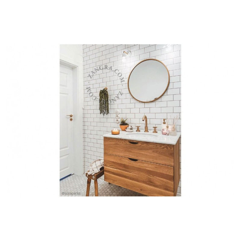 Lampa ścienna, kinkiet biały , porcelana light.039.020.w.go E27 Zangra